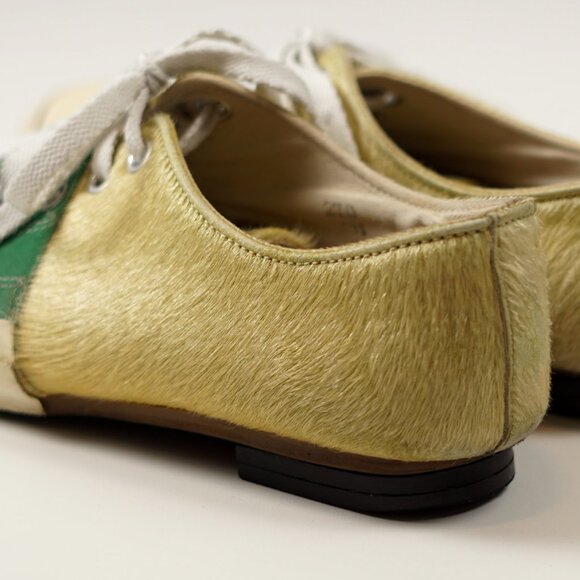 Maison Mihara Yasuhiro Pony Hair Canvas Hybrid Sneaker - Picture 7 of 10